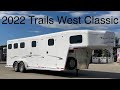 2022 Trails West Classic 3 Horse Gooseneck