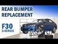 BMW F30 3-Series Rear Bumper Replacement for 320i, 325i, 325Xi, 330i, 330xi, 328i, 335i