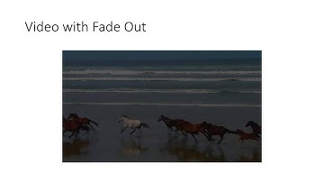 Fade Effect for Video Clips in PowerPoint
