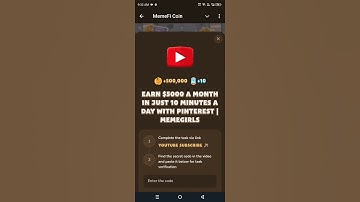 Earn $5000 a Month in Just 10 Minutes a Day with Pinterest | MemeGirls | Memefi Youtube Video Code