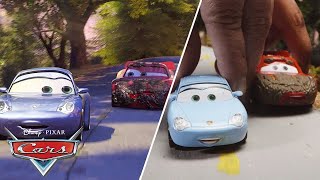 Lightning Mcqueen Sally Carrera Race Through Ornament Valley Side By Side Video Pixar Cars