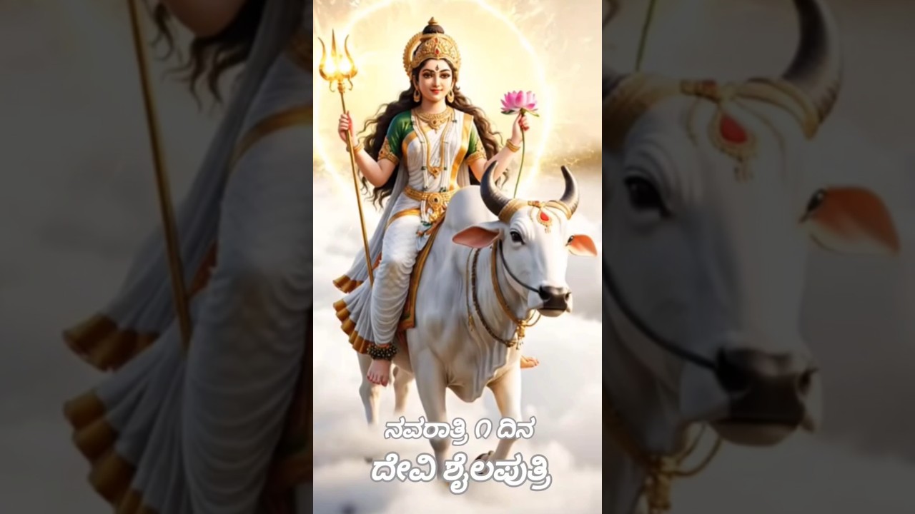 Navaratri day 1 - Goddess Shailaputri 