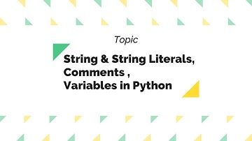 Chapter 2, Comments , Variables in Python, BY Fahad Malik