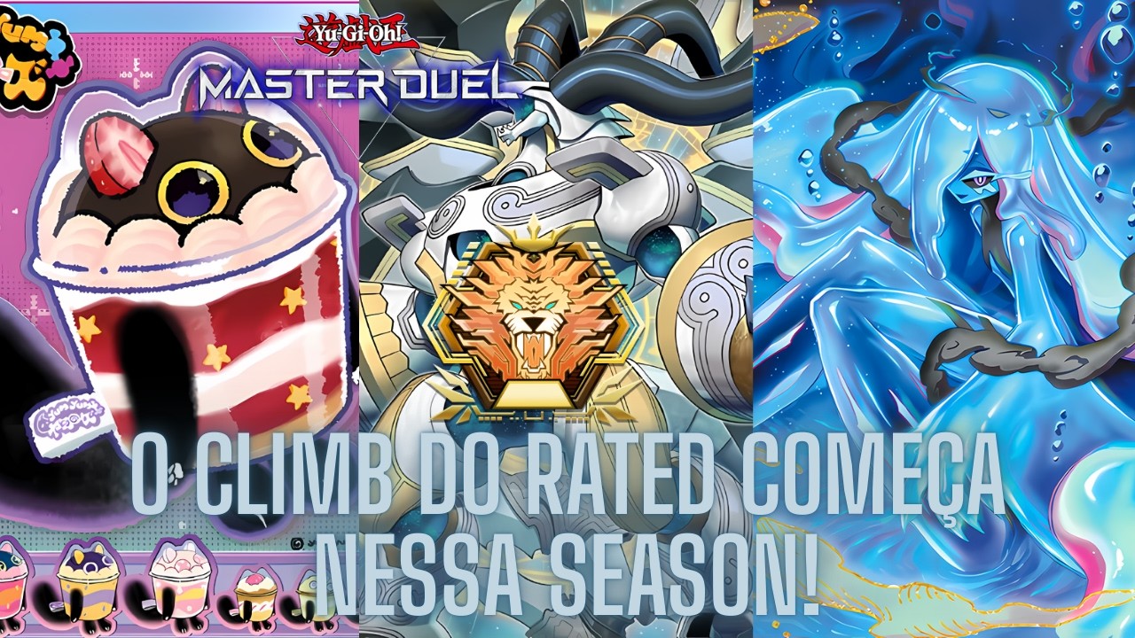 A SUBIDA do RATED começa! Em busca dos 1600! - Yu-Gi-Oh! Master Duel.