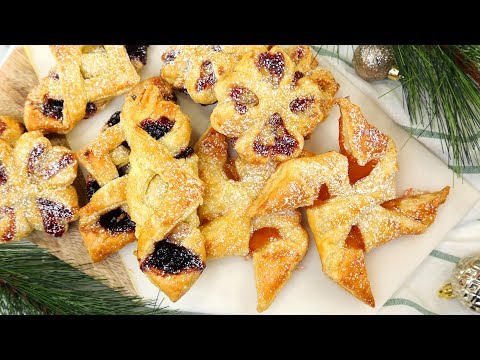 Video: Sweet Pastries In The Form Of Flowers For March 8. Sweet Pastry Recipe
