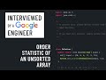 Technical interview with a Google engineer