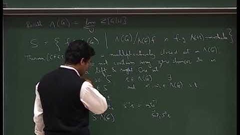 Dr. Mahesh Kakde | The main conjectures of Iwasawa theory III