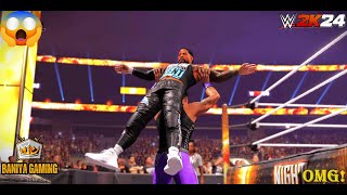 WWE 2k24 - Jey Uso Challenge Damian Priest for WWE World Heavyweight Championship | #wwe2k24 #wwe