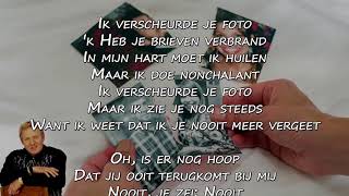 Video thumbnail of "Koos Alberts - Ik Verscheurde Je Foto (Lyrics Video)"