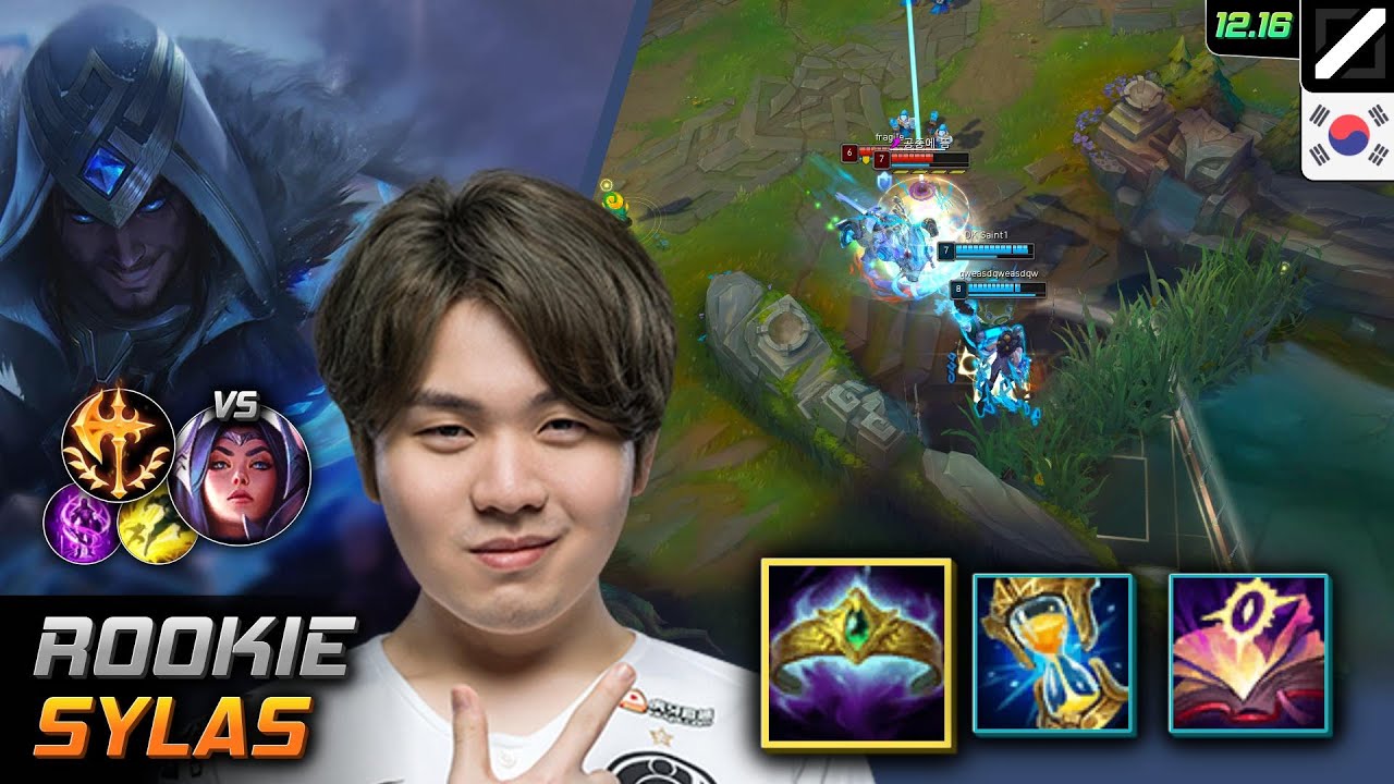 Rookie Mid Sylas Build Crown of the Shattered Queen Conqueror - LOL KR
