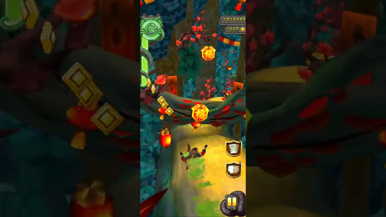 Temple run 2 (Lost Jungle - Lantern Festival): King Fanfir #runtemplerun #games 
