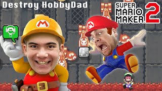Lets Destroy HobbyDad with LAVA in Mario Maker 2 on HobbyGaming