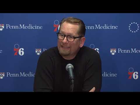 Nick Nurse PostGame Interview | Philadelphia 76ers vs Los Angeles Lakers