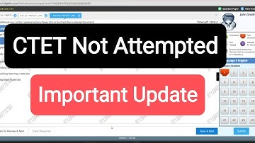 CTET Not Attempted Problem Reason🔥 CTET answer key matching, CTET final answer key