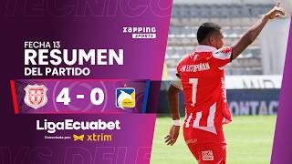 Técnico U. 4 - 0 Delfín SC / Fecha 13 / Liga Ecuabet conectada por Xtrim 2026