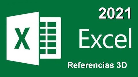 Referencias 3D en Excel 2021