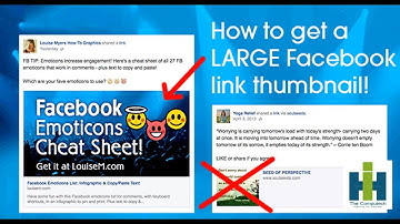 How To Post Youtube Videos With Large Thumbnail in Facebook Page