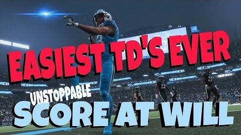 NOTHING CAN STOP THIS! LONG BOMBS TOUCHDOWNS! BEST PASS & RUN COMBO MADDEN 18 MONEY PLAY!