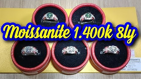 Moissanite 8ly 1.400k rất đẹp 😍 có giấy tờ chứng thư GRA freeship toàn quốc. 