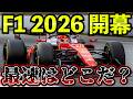 【F1 2026開幕】バルセロナ・プレシーズンテスト総まとめ解説|最速チームはここだ