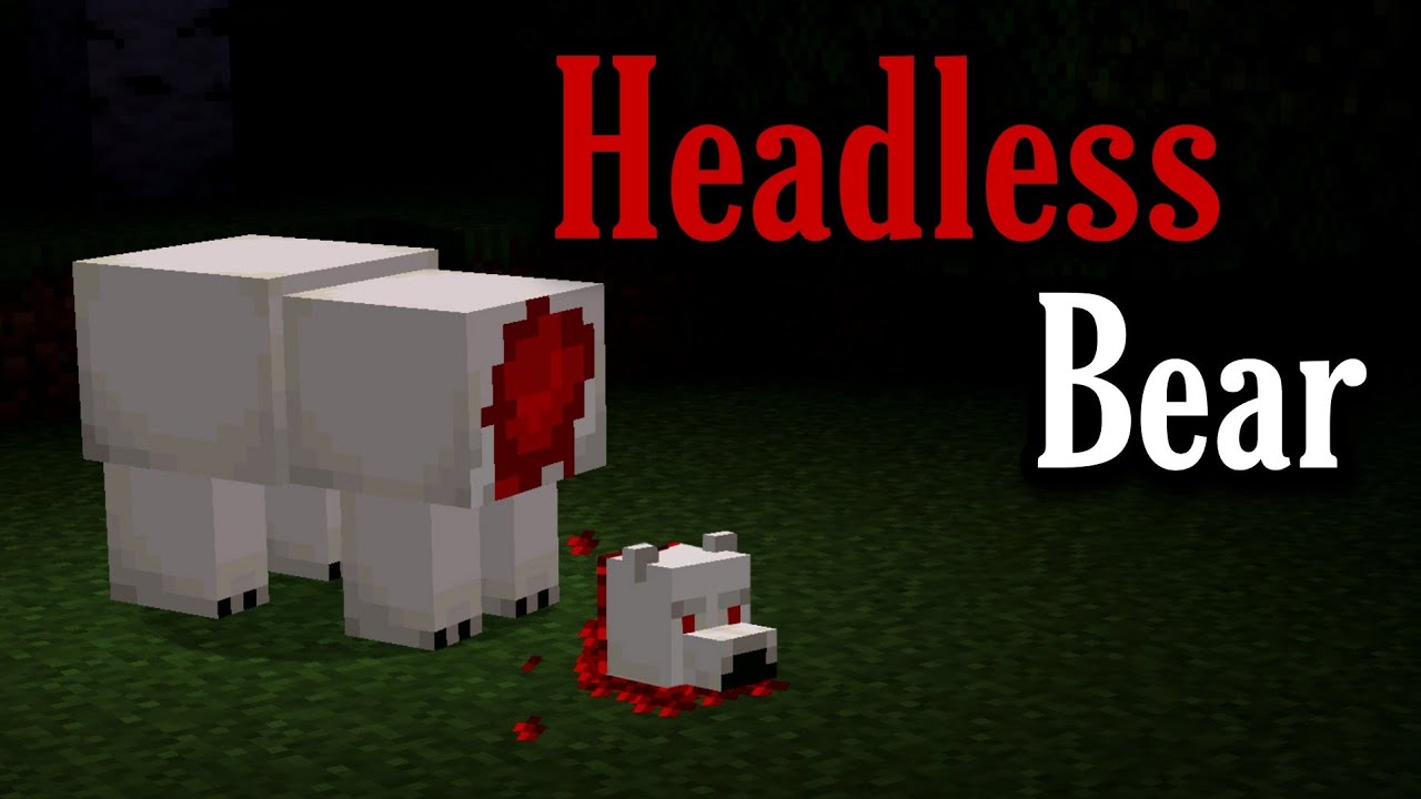If you ever see a Bear spawn where it shouldn't,  Leave the game! (Minecraft Creepypasta)