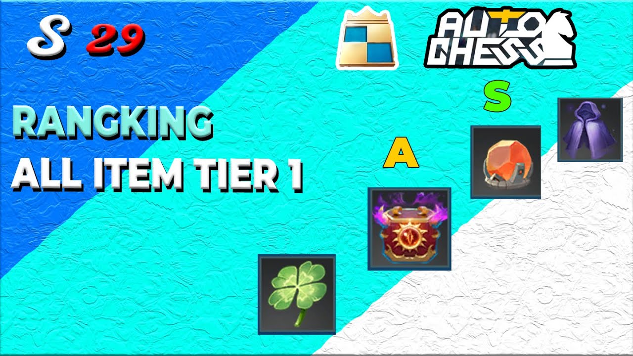 RANKING ITEM TIER 1 SEASON 29 !! AUTO CHESS INDONESIA - YouTube