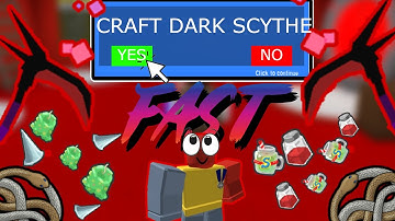 How To Get *DARK SCYTHE* FAST With Natro Macro! In Bee Swarm Simulator