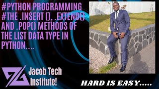 Famous #Python programming #The .insert(), .extend() and .pop( ) methods of the list data type in python Net Worth