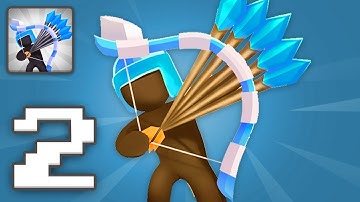 Merge Archers: Bow and Arrow - Gameplay Walkthrough Part 2 - Casual Games To Play (iOS, Android)
