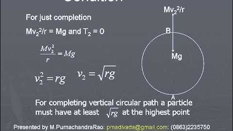 11 motion in vertical circualr path