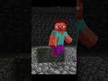Steve was taking care of the zombie🧟|| Steve turned into a zombie☠️|| #shorts #viral #minecraft