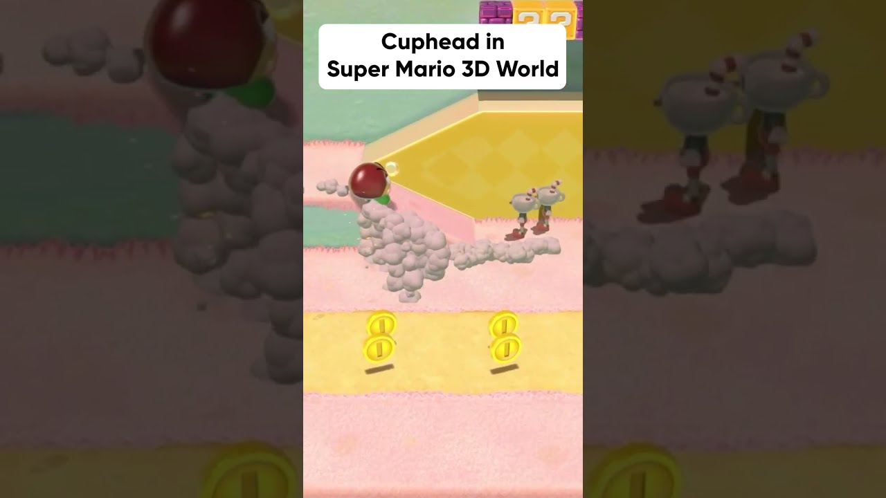 Cuphead in Super Mario 3D World ☕ 