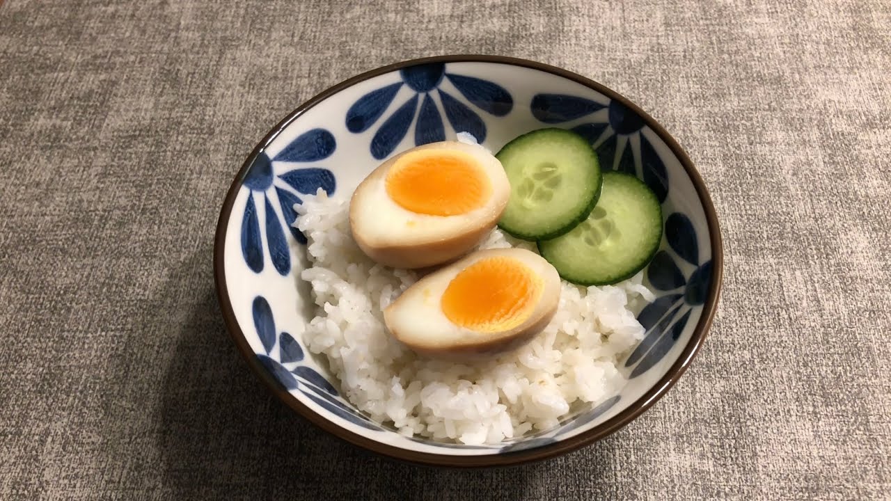 [Ei-Gericht] mit Sojasauce marinierte Eier nach japanischer Art „Ni-Tamago“ „Ajitsuke-Tamago“