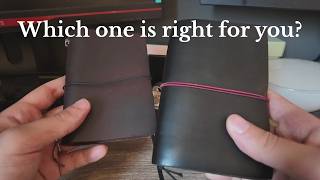 Paper republic vs TRAVELER´S Notebook - a compression