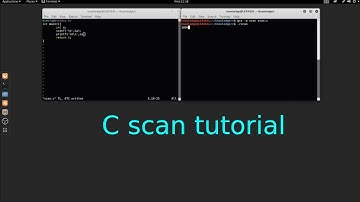 C Programming input (scanf) tutorial in Linux