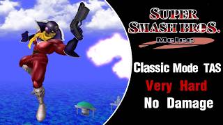 SSBM [TAS] - Blood Falcon Classic Mode (Very Hard, No Damage)