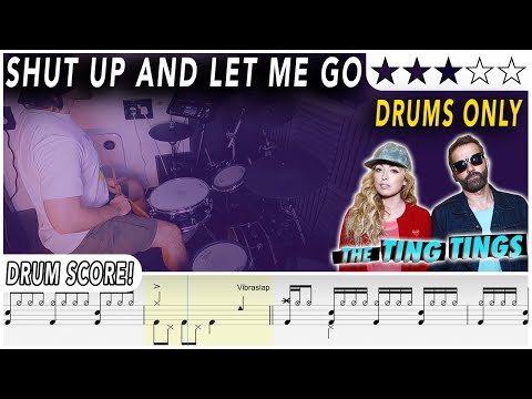 サイン入 The Ting Tings / SHUT UP AND LET ME The Ting Tings – Shut