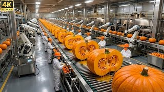 Inside a Modern Pumpkin Processing Factory: How They Make Pumpkin Pie Filling (Full Process)