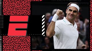 Roger Federer advances to quarters with straight-sets win over Lorenzo Sonego | Wimbledon Highlights