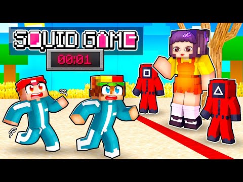 Playing SQUID GAME In Minecraft!