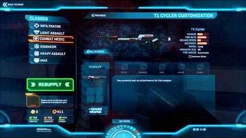 Planetside 2 - T1 Cycler Attachment Bug