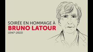 Une soirée en hommage à Bruno Latour (1947-2022)