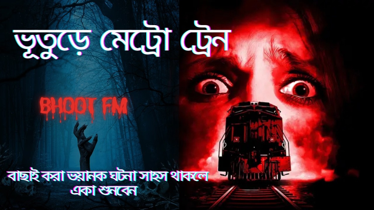 ভূতুড়ে মেট্রো ট্রেন ভয়ানক ঘটনা  Only Horror Story Email Episode  Bhoot Fm #vutfm #bhootfm