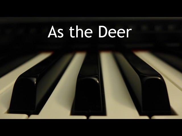 As the Deer - piano instrumental hymn with lyrics class=