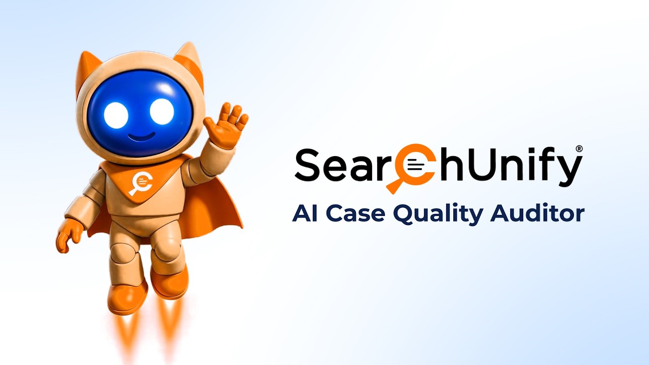 SearchUnify AI Case Quality Auditor | Transform QA and Agent Coaching