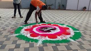 easy rangoli design