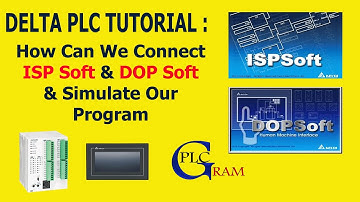 Delta PLC Tutorial : How we can connect ISP Soft & DOP Soft with Simulator