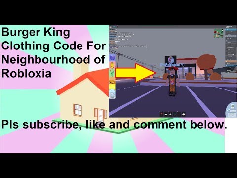 Burger King Codes Neighborhood Of Robloxia Roblox Youtube - codes for the neighborhood of robloxia part 2 youtube