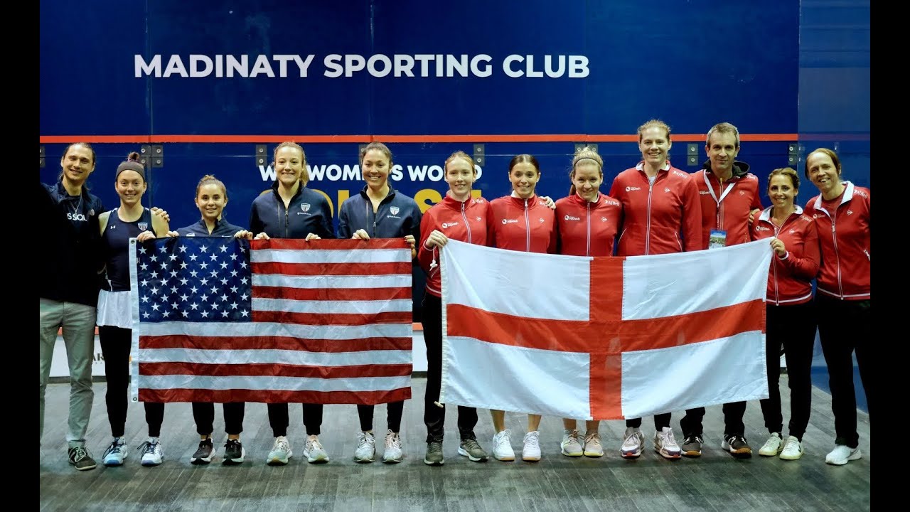 Squash Women's World Team Championship semifinal highlights England