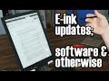 E-Ink for productivity: Software and General Updates